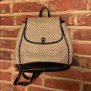 Etienne Aigner Woven Backpack